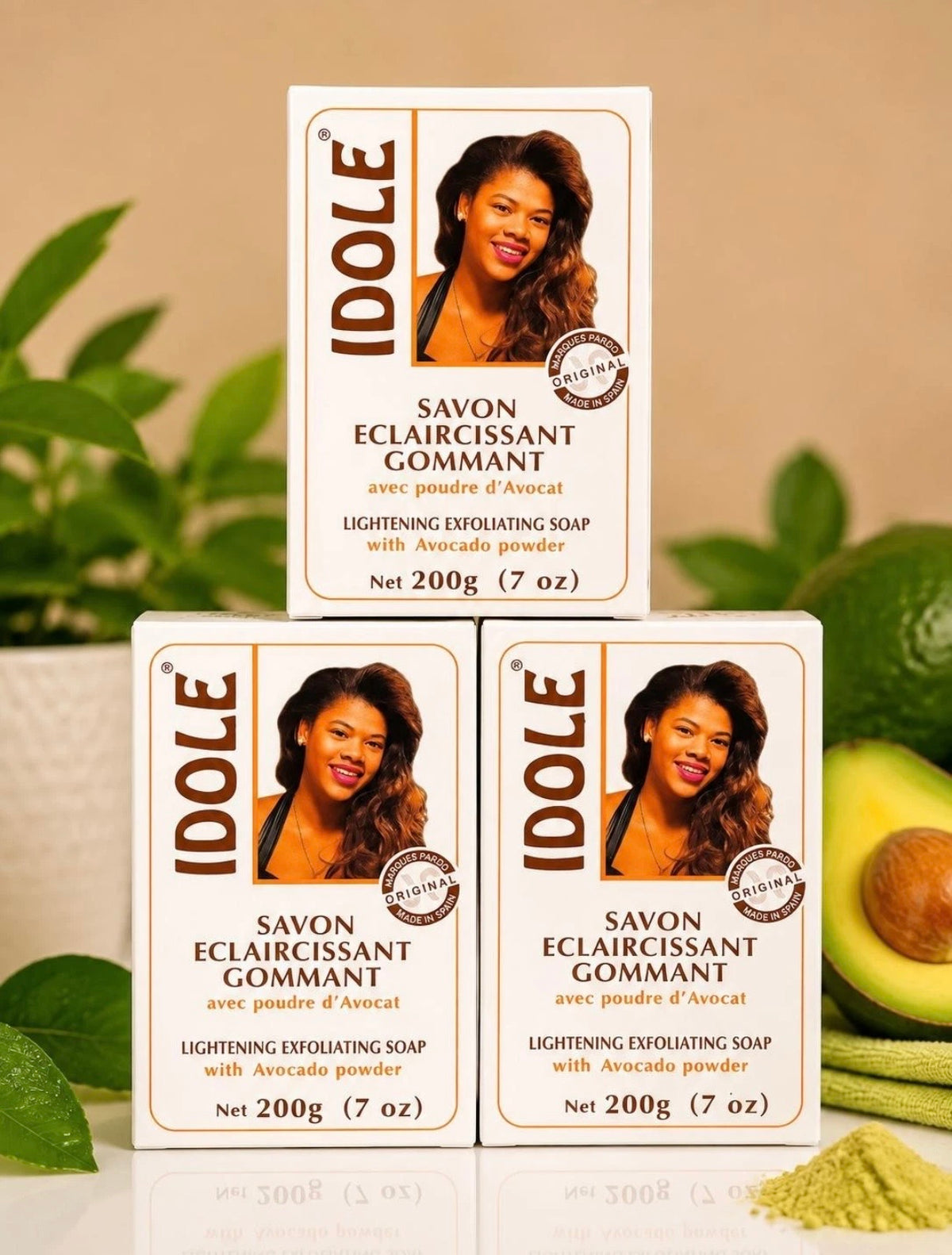 Idole soap. 3 pack