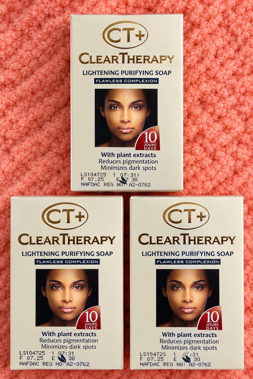 Ct plus clear therapy soap. 3 pack