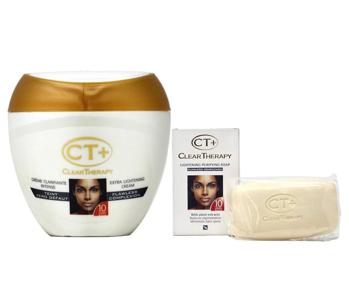 Ct plus clear therapy cream and soap set